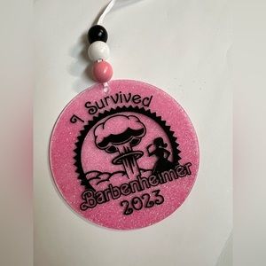 I Survived Barbenheimer 2023 Christmas Ornament